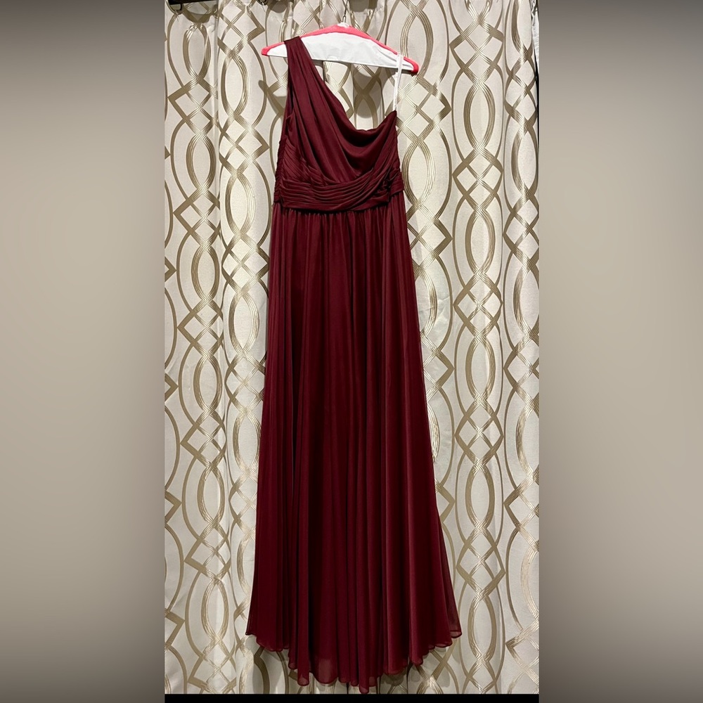 Burgundy formal dress